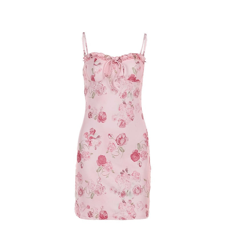 Floral Sweetheart Bodycon Mini Dress