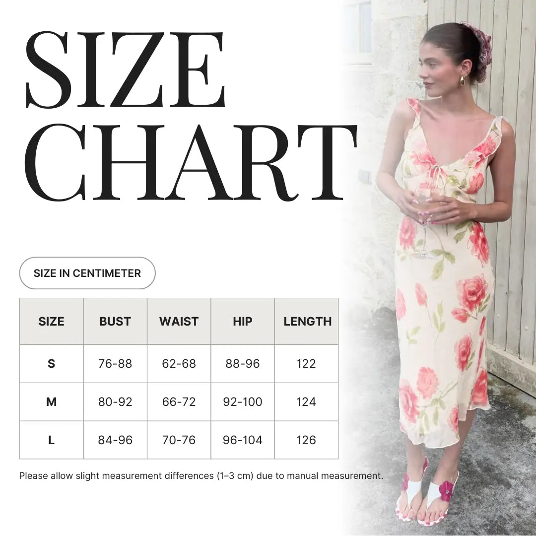 Floral Print Ruffle Strap Maxi Dress Carilie