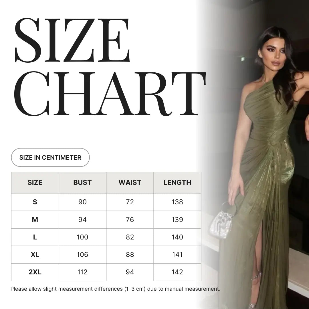 Olive Ruched Elegant Evening Gown Maxi Dress Carilie