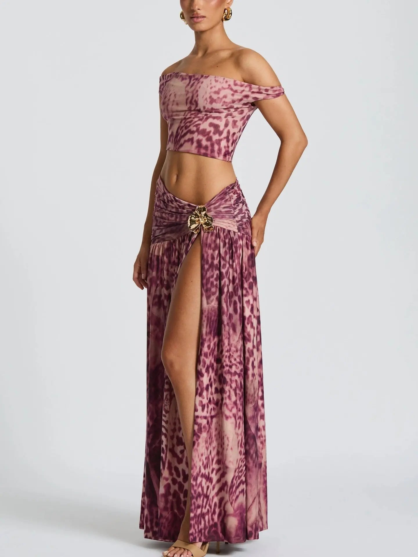 Rose Tie Dye Skirt Set Carilie