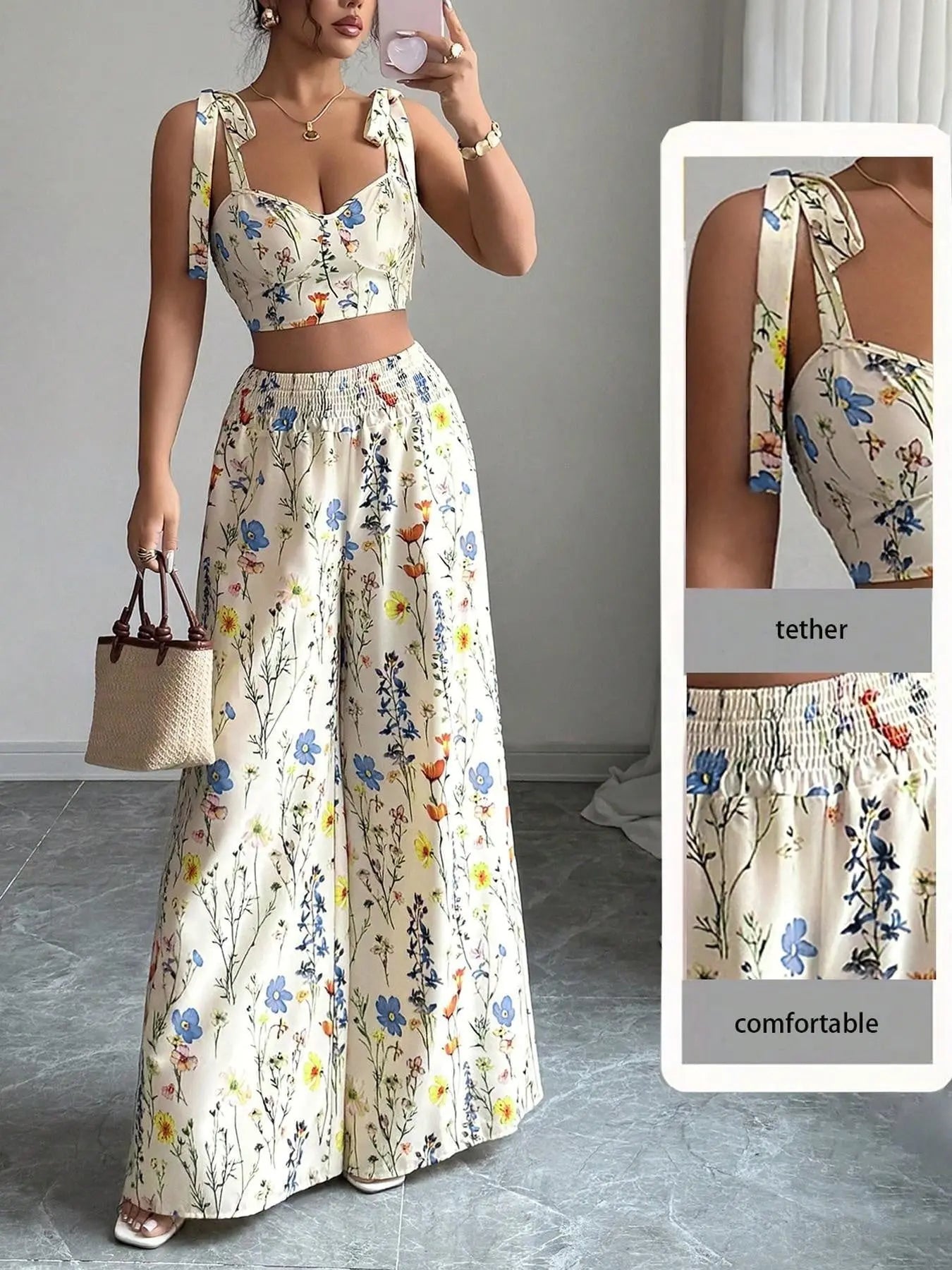 Ivory Garden Two Piece Set Carilie