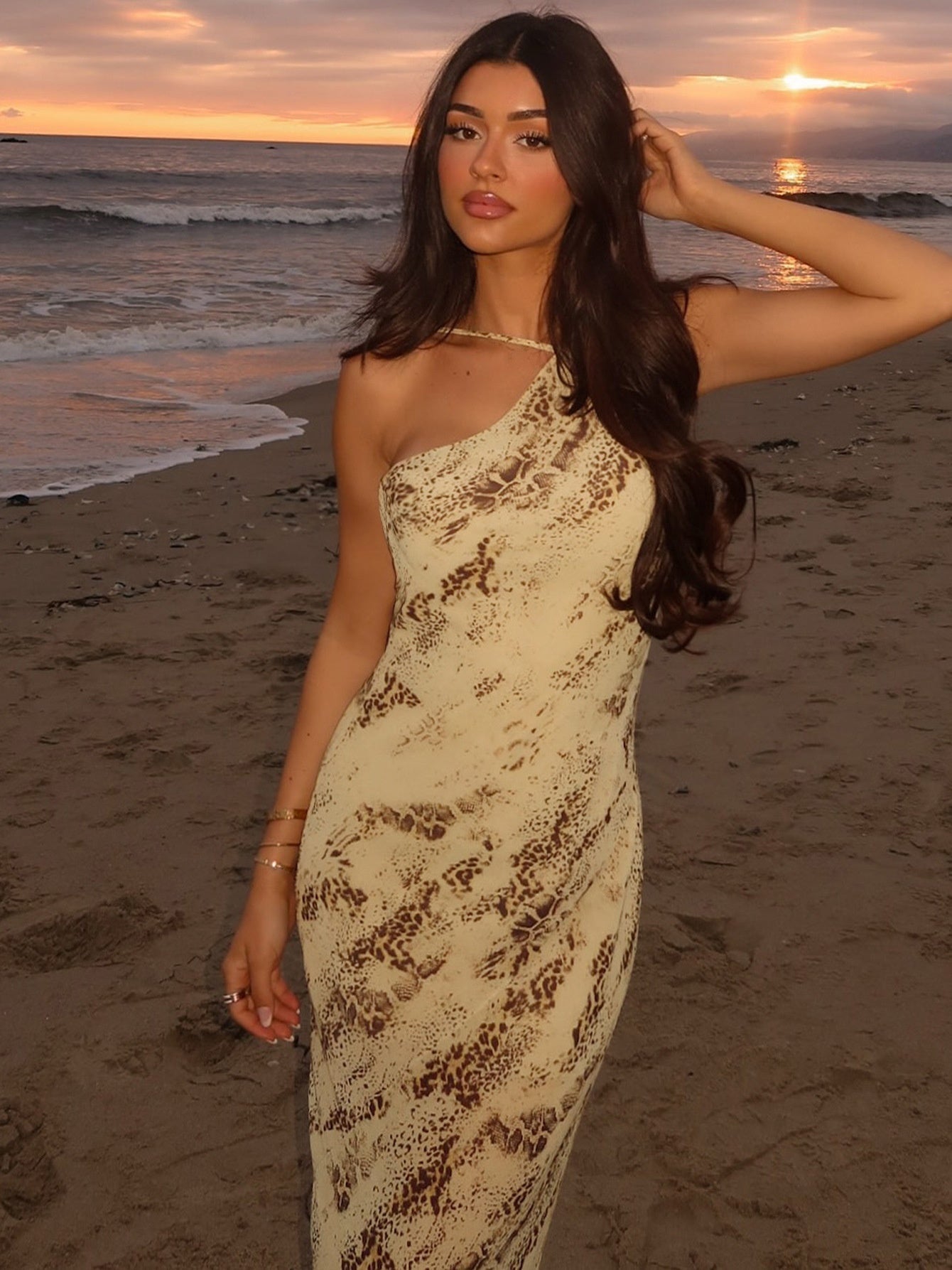 Desert Muse Halter Maxi Dress