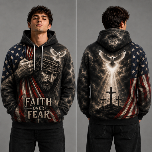 I Fell in Love With the Man Who Died for Me Jesus Christian Hoodie – Cross Faith Hoodie
