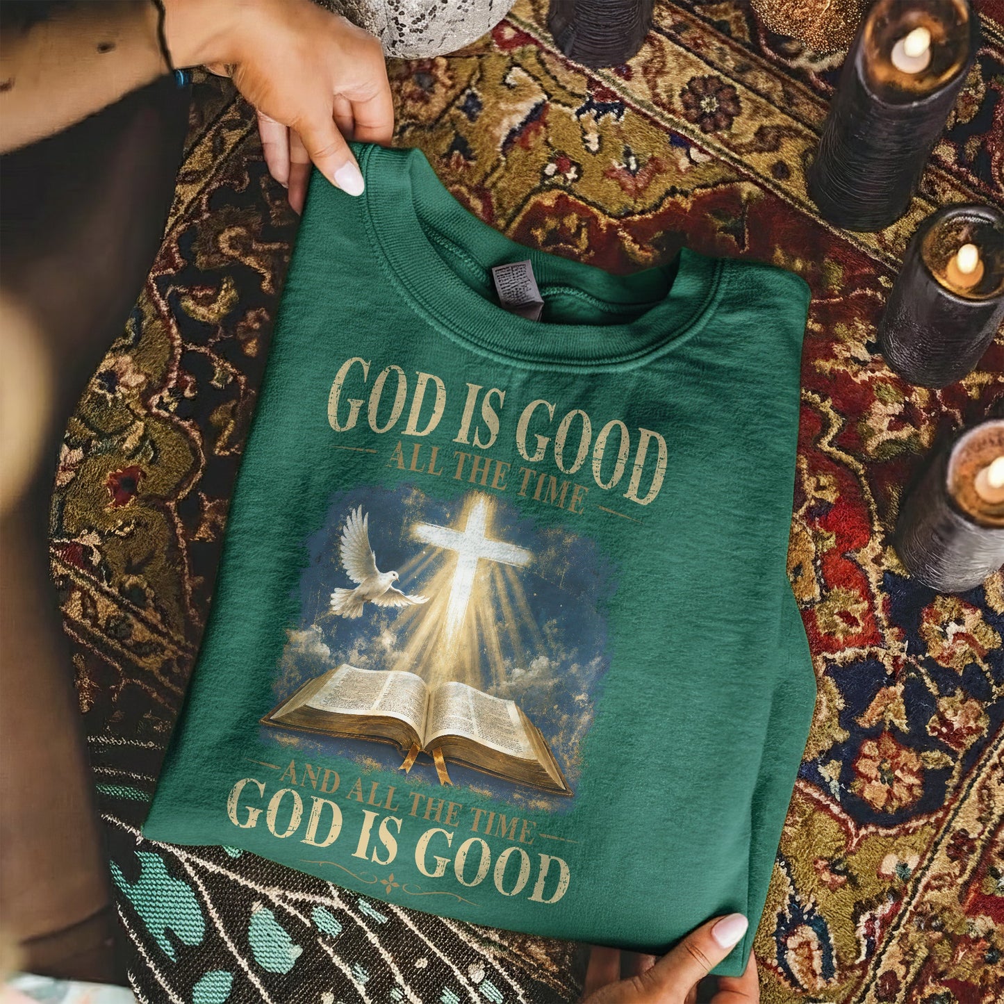 God Is Good All The Time Christian Bible Faith Unisex Tshirt / Hoodie / Sweatshirt
