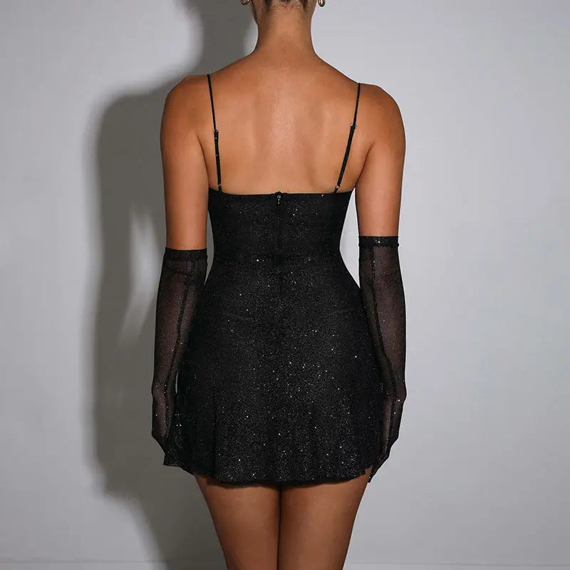 Sweetheart Neck Bodycon Mini Dress Shellie
