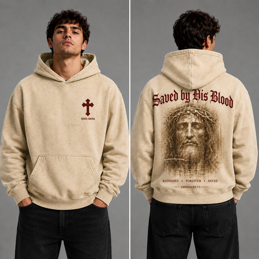 Faith Over Fear Jesus Christian Hoodie – American Flag Cross Religious Hoodie