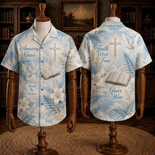 Faith Guided Life Hawaiian Shirts - Jesus Prayer Religious Tropical Shirt Collection