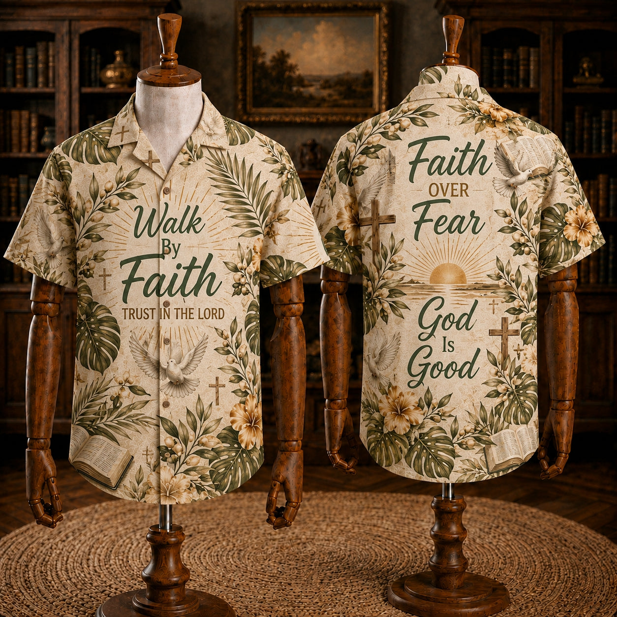 Jesus Is My Light Hawaiian Shirts - Christian Cross Scripture Aloha Shirt Collection