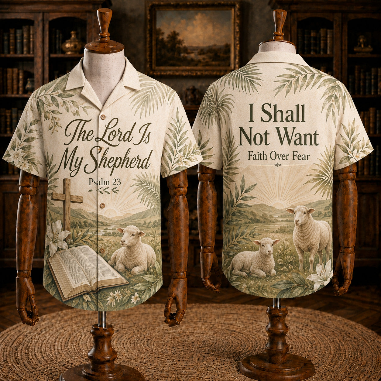 Faith Guided Life Hawaiian Shirts - Jesus Prayer Religious Tropical Shirt Collection