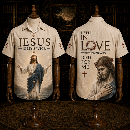 Jesus Cross Hawaiian Shirt, Christian Faith Religious Shirt