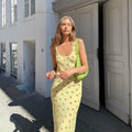 Floral Mermaid Maxi Dress Carilie