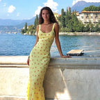 Floral Mermaid Maxi Dress Carilie