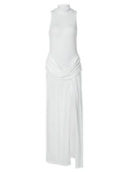 Ivory Muse High Neck Maxi Dress Carilie