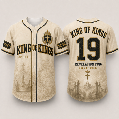 Christian Baseball Jersey for Men – Bible Verse Faith Jersey