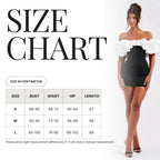 Monochrome Off Shoulder Ruffle Mini Dress Carilie