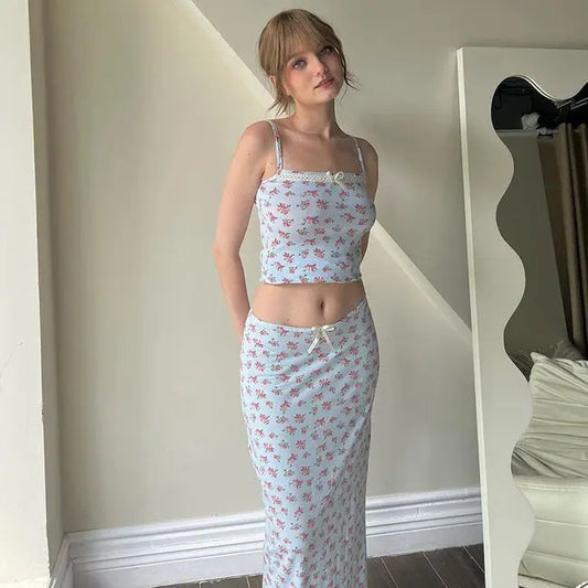 Bluebell Floral Two Piece Set Carilie
