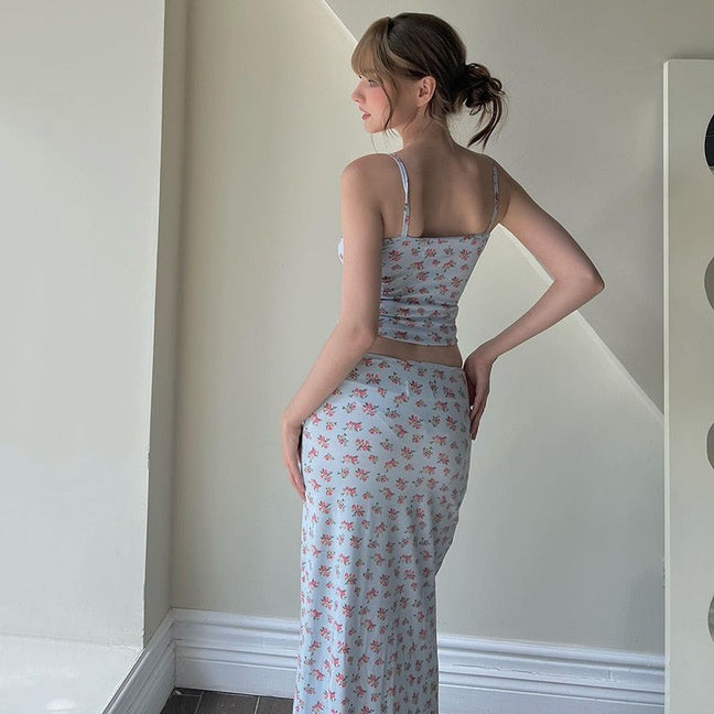 Bluebell Floral Two Piece Set