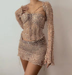 Midnight Sequin Three Piece Set Carilie