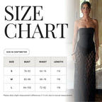 Noir Lace Illusion Maxi Dress Carilie