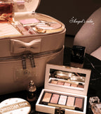 Personalized Leather Vanity Case | Custom Name Makeup Travel Box Large Size Carilie