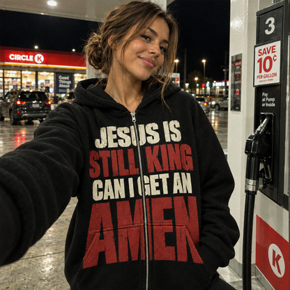 Jesus Is Still King Hoodie, Christian Faith Hoodie