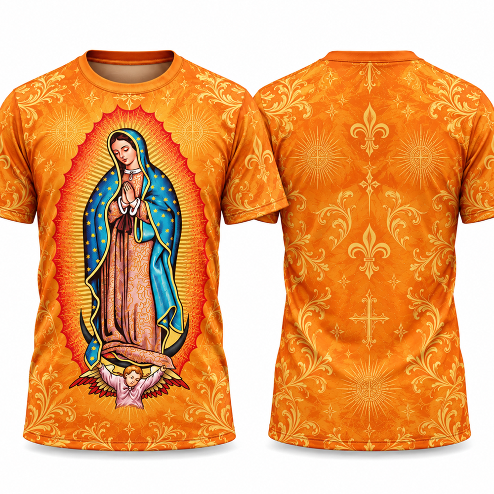 Virgin Mary 3D T-Shirt | Catholic All Over Print Shirt
