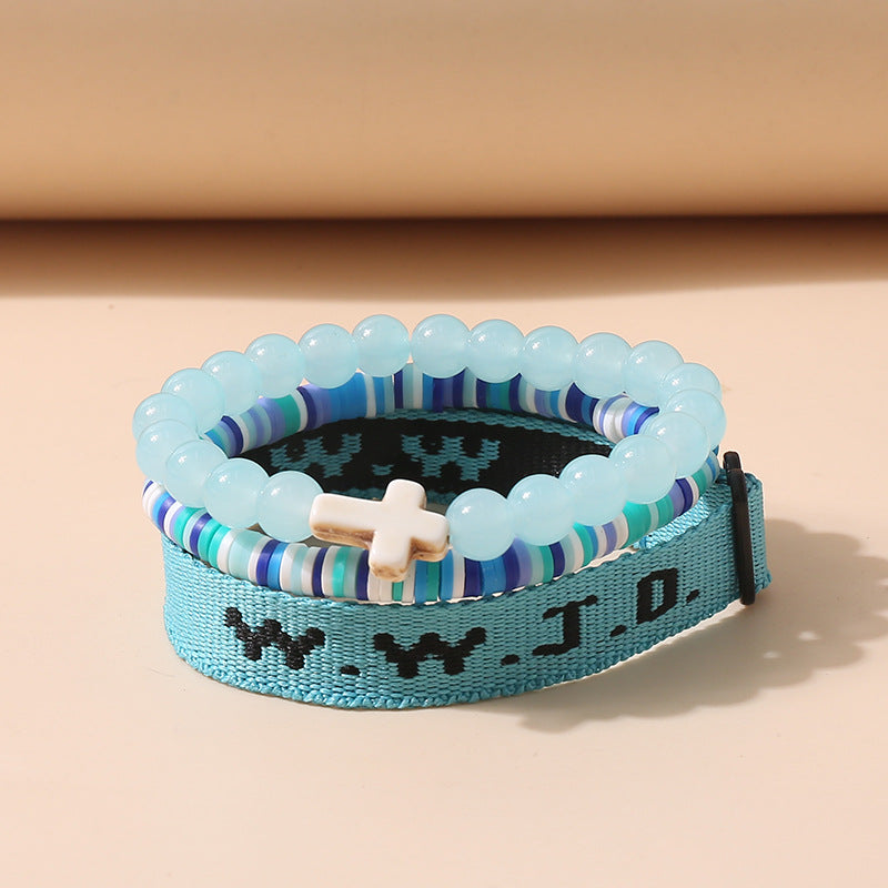 WWJD Bracelet Set of 3 - J2_wwjd_3