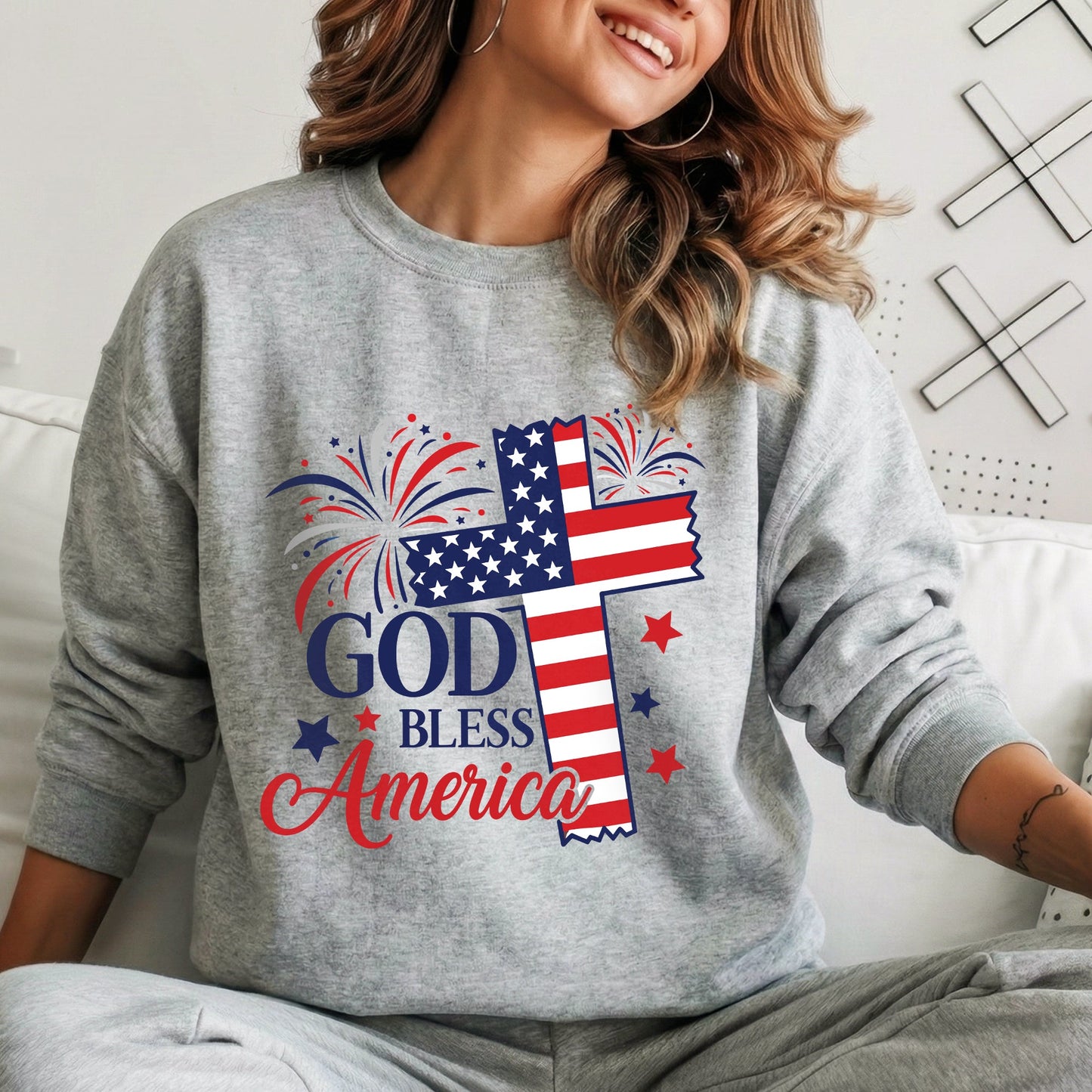 Faith & Freedom God Bless America – Unisex Tshirt / Hoodie / Sweatshirt