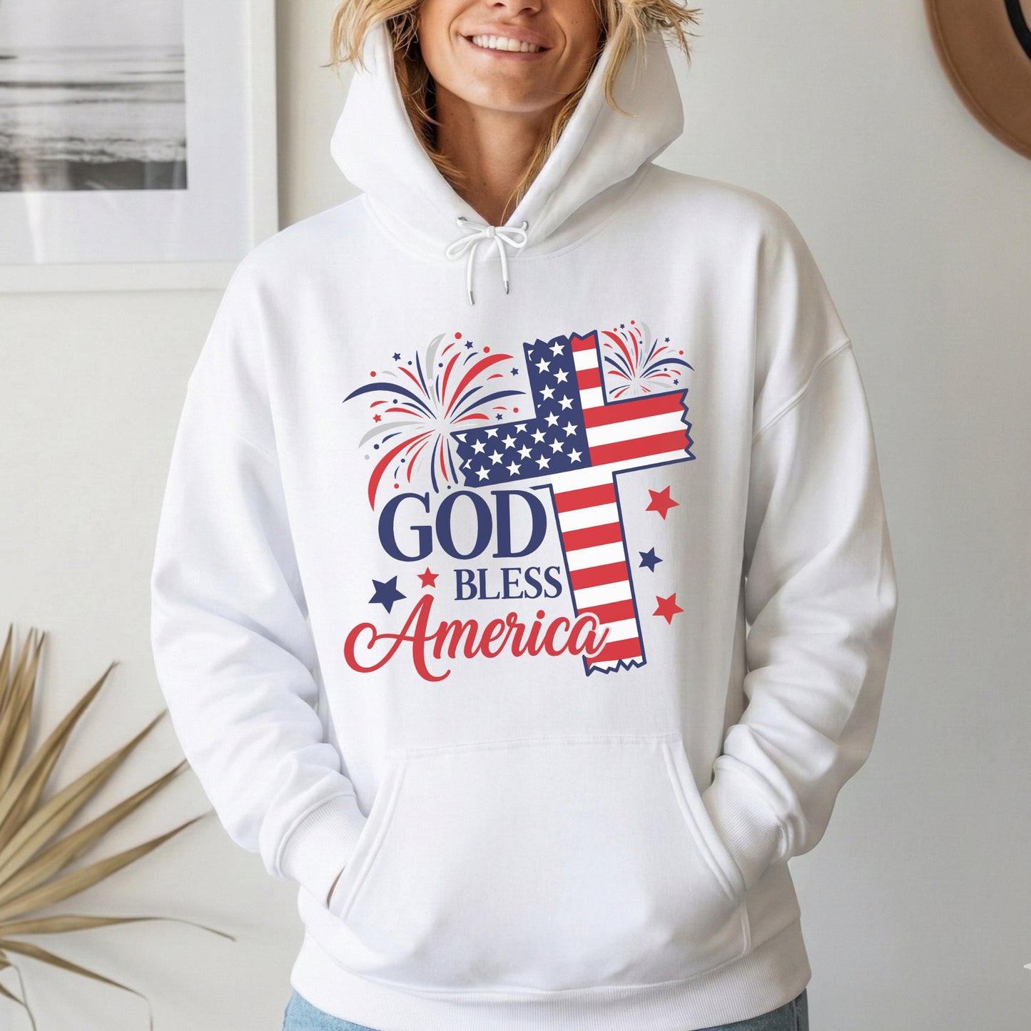 Faith & Freedom God Bless America – Unisex Tshirt / Hoodie / Sweatshirt
