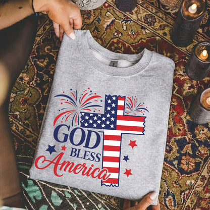 Faith & Freedom God Bless America – Unisex Tshirt / Hoodie / Sweatshirt