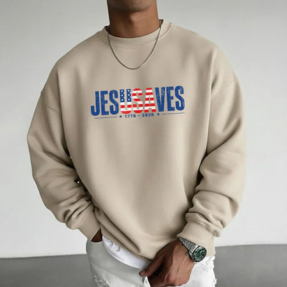 Jesus Saves USA Flag Christian Inspirational – Unisex Tshirt / Hoodie / Sweatshirt