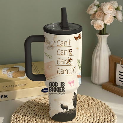 Christian Tumbler Gift for Women 40oz Jesus Cup