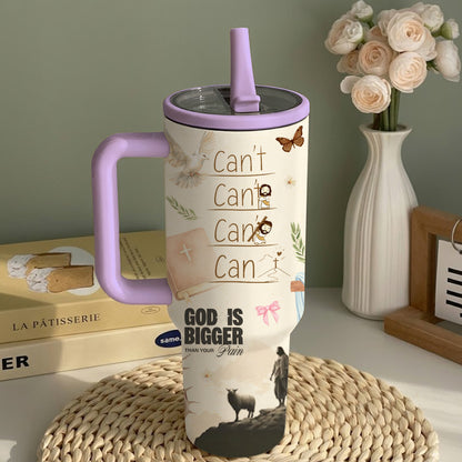 Christian Tumbler Gift for Women 40oz Jesus Cup